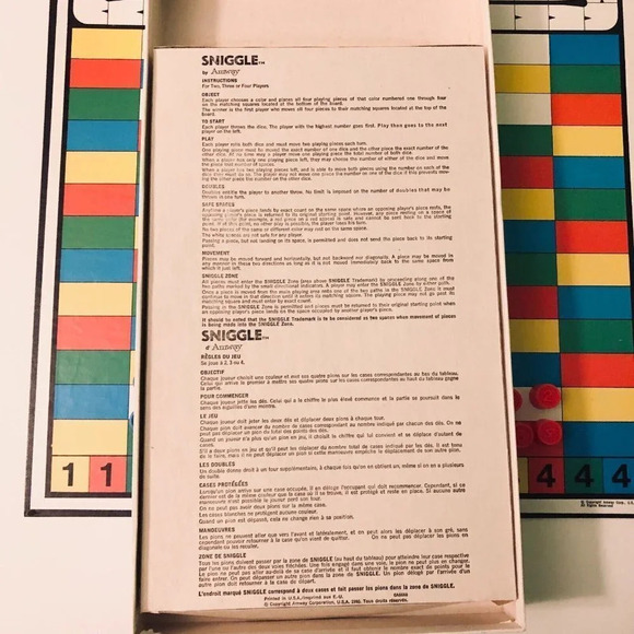 Vintage  1980 Sniggle Board Game by Amway Complete - Picture 15 of 15